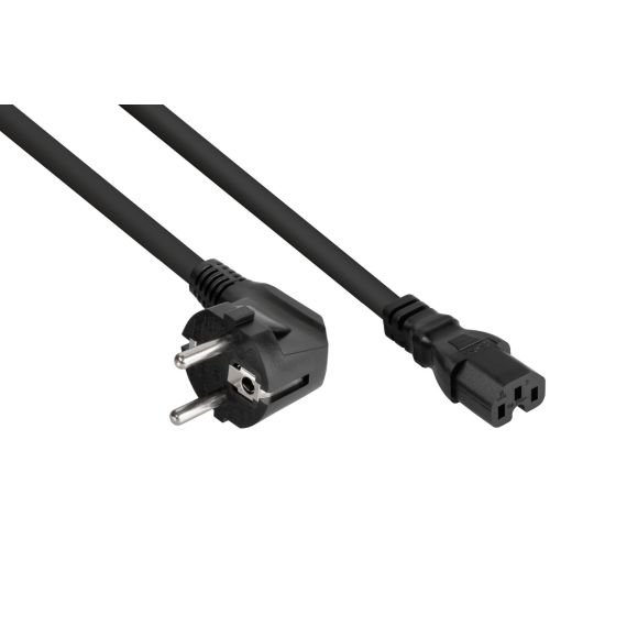 Kabelmeister SK0150-S050 / 5 m / Power plug type E+F / IEC C15 /