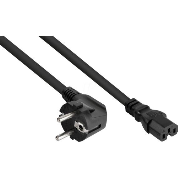 Kabelmeister SK0150-S050 / 5 m / Power plug type E+F / IEC C15 /