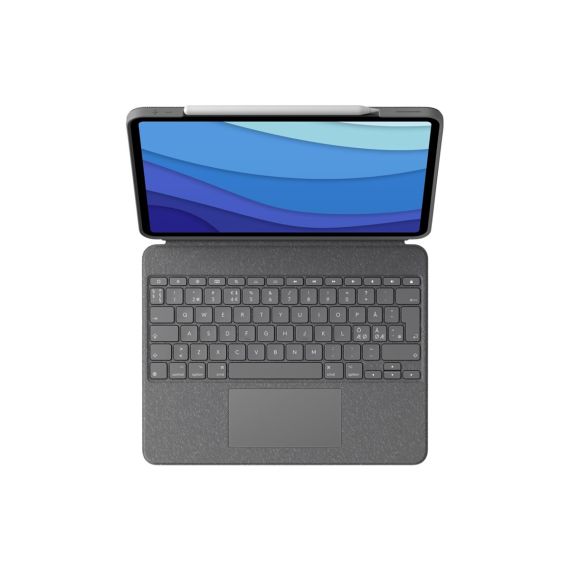 Logitech Combo Touch - Keyboard and folio case - wit | 920-012831