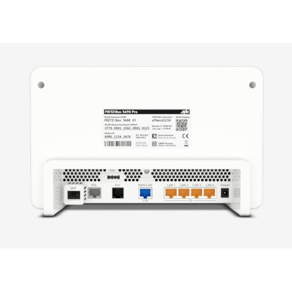FRITZ!Box 5690 Pro, Wi-Fi 7 (802.11be), Tri-band (2.4  | 20003043