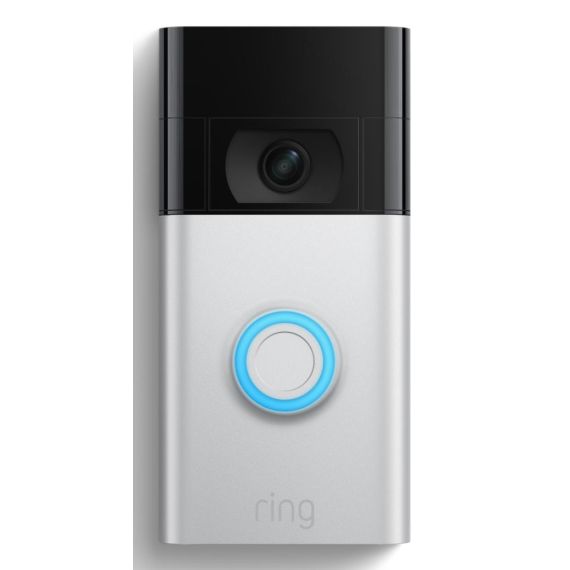 Ring Battery Video Doorbell - SN - EU, Nickel, Satin | B0BZWQP9Z1