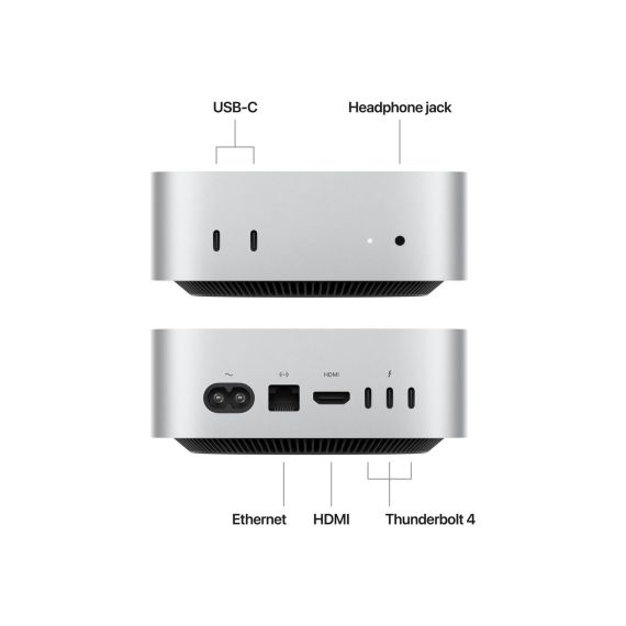 Apple Mac mini - M4 up to - RAM 32 GB - SSD 1 TB - Ap | Z1JX-IN05