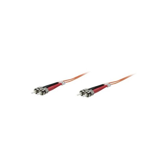 Intellinet Fiber Optic Patch Cable, OM1, ST/ST, 1m, Oran | 515757