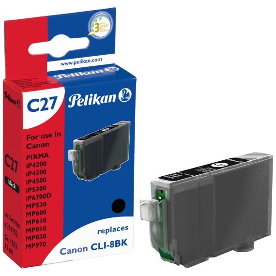 Pelikan C27 - 13 ml - black - compatible - ink cartridge | 361752