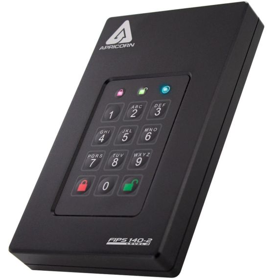Apricorn Aegis Fortress L3 - Hard drive - encrypted -  | AFL3-4TB