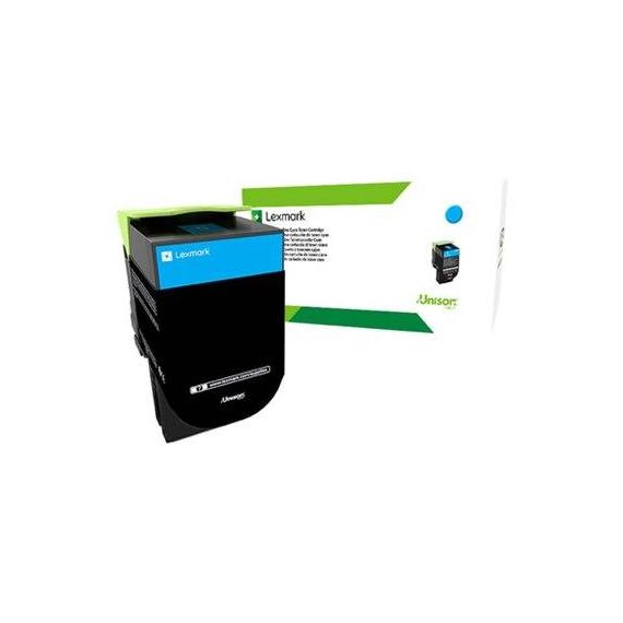 Lexmark Cyan original toner cartridge for Lexmark 80C2SCE