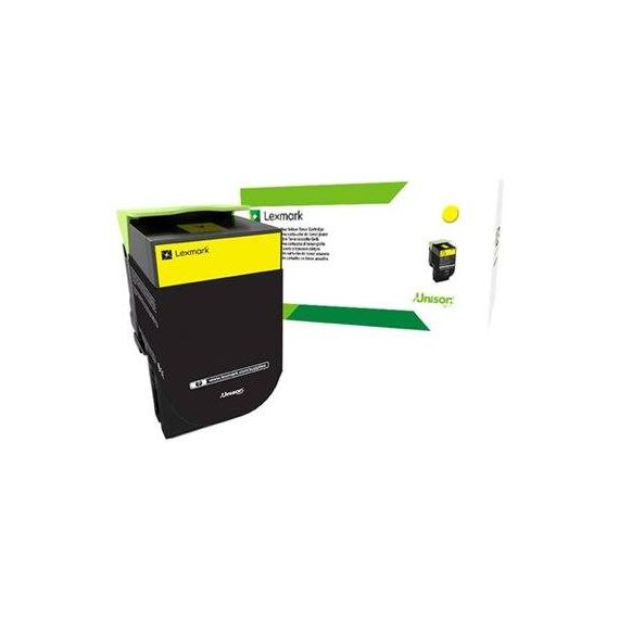 Lexmark Yellow original toner cartridge for Lexmark 80C2HYE