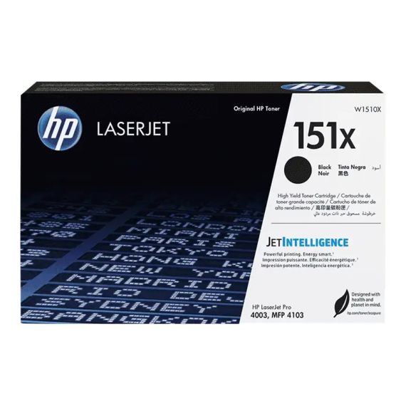 HP 151X - High Yield - black - original - LaserJet - ton | W1510X