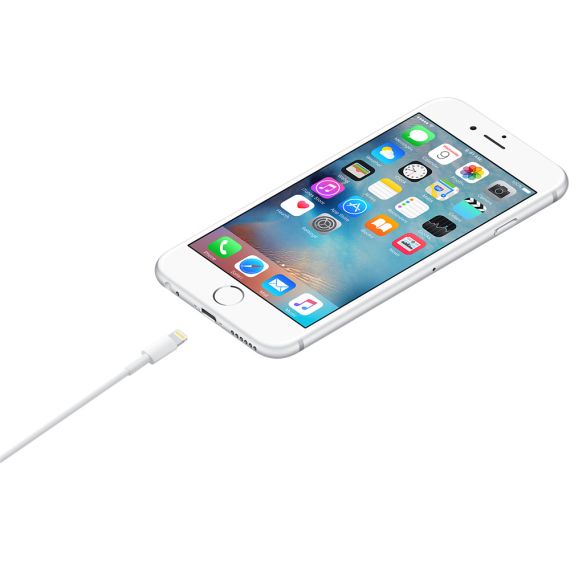 Apple - Lightning cable - Lightning male to USB male  | MUQW3ZM/A