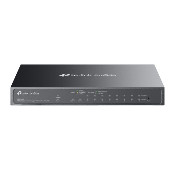 TP-Link Omada ES210GMP V1 - Switch - Managed - 8 x 10/100/1000 (P