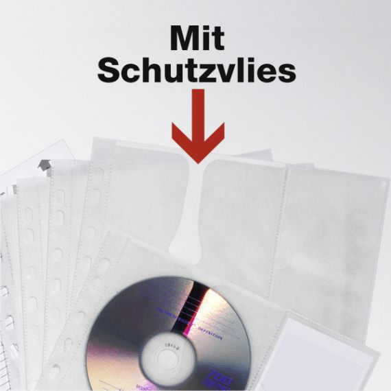 Durable - CD binder page - capacity 4 CD/DVD - transpare | 522219