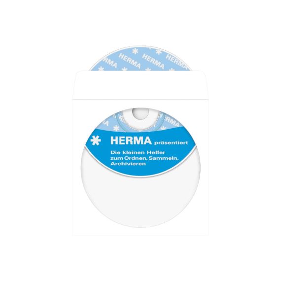 HERMA - CD/DVD sleeve - white | 1140