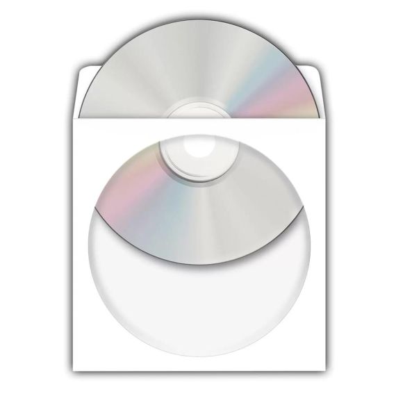 HERMA - CD/DVD sleeve - white | 1140