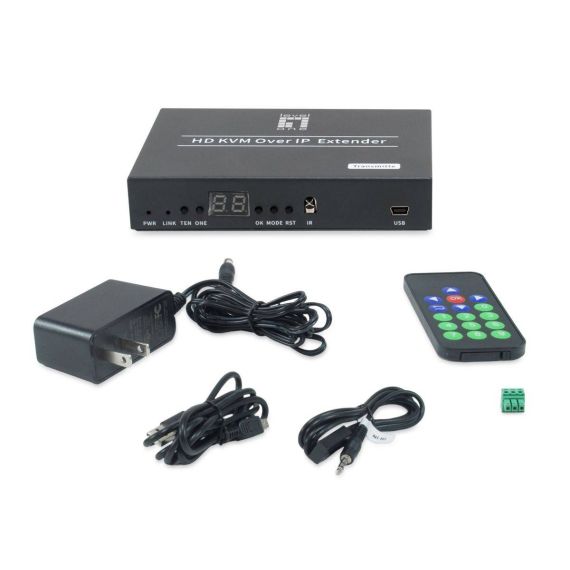 LevelOne HVE-6701T, HDMI over IP PoE Transmitter (T), 150 Meter