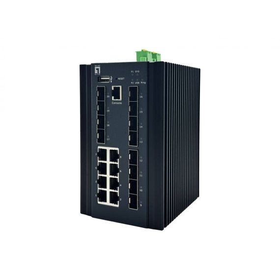 LevelOne L2 Plus Managed Industrial Switch  IGX2072