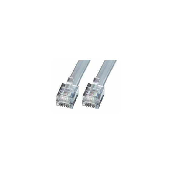 Lindy - Phone cable - RJ-12 (M) to RJ-12 (M) - 20 m | 34228