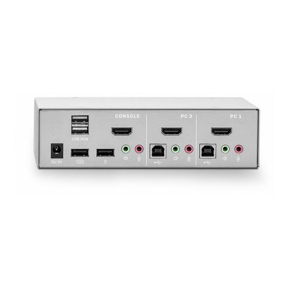 Lindy - KVM / audio switch - 2 x KVM / audio - 1 local us | 39307