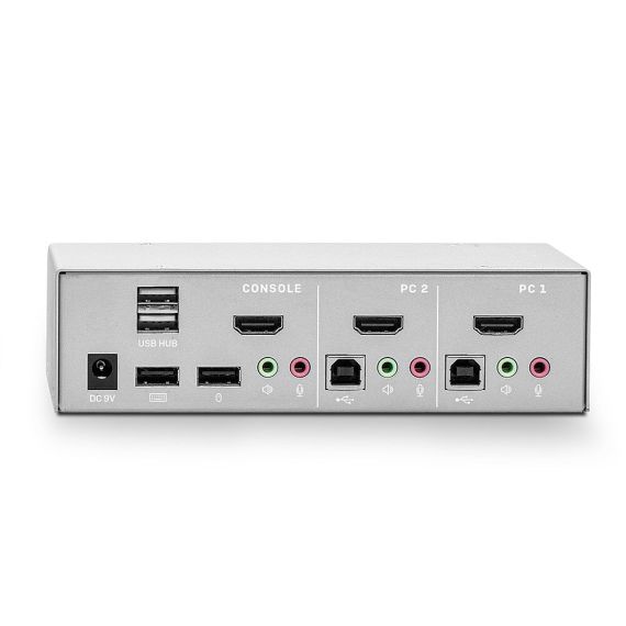 Lindy - KVM / audio switch - 2 x KVM / audio - 1 local us | 39307