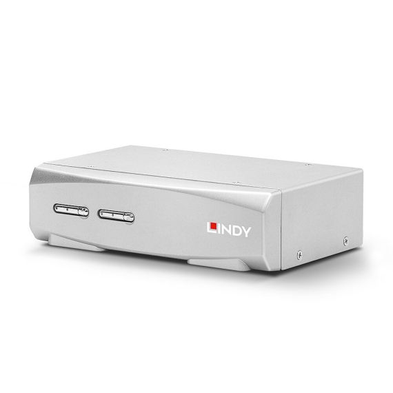 Lindy - KVM / audio switch - 2 x KVM / audio - 1 local us | 39307