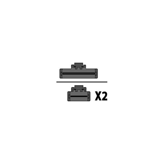 Supermicro - SATA / SAS cable - Slim SAS x8 t | CBL-SAST-1261-100
