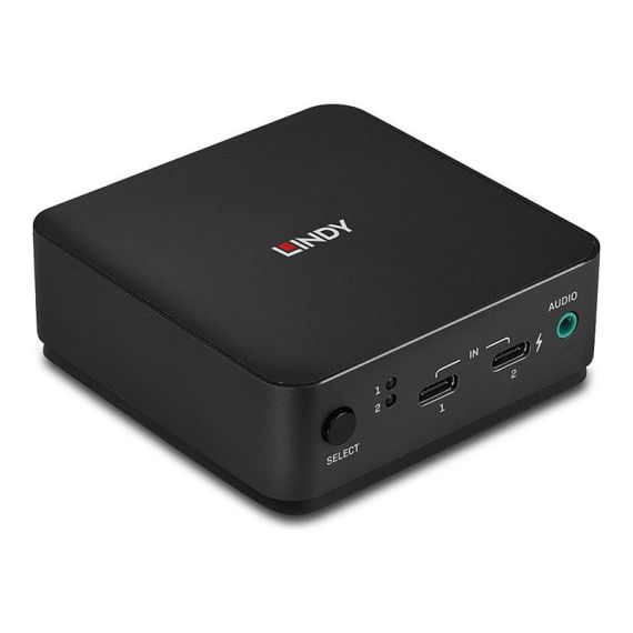 Lindy - KVM / audio switch - Type C, DisplayPort 1.2 - 2  | 42320