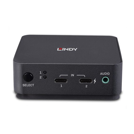 Lindy - KVM / audio switch - Type C, DisplayPort 1.2 - 2  | 42320