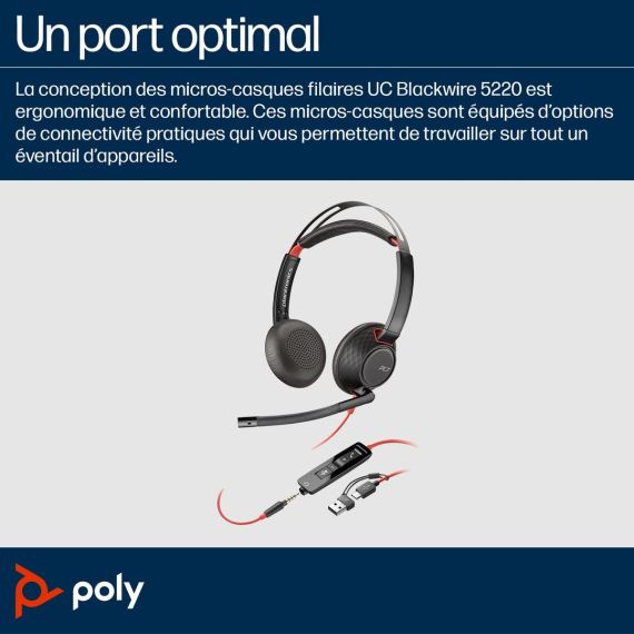 headset - on-ear - wired - USB-C, 3.5 mm jack - black - | 93S88AA