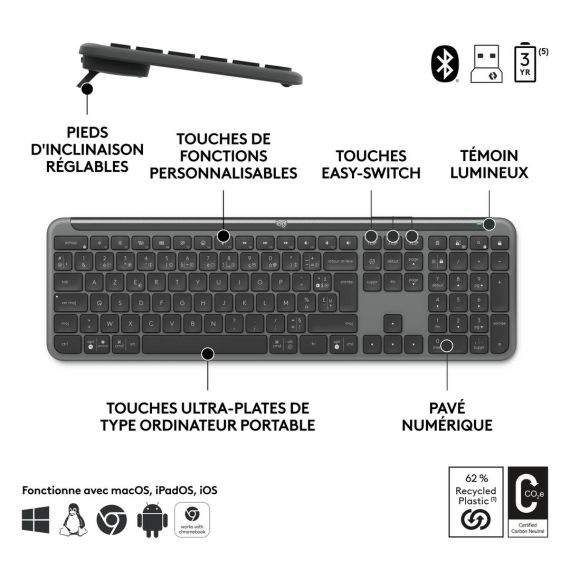 Logitech Signature Slim Combo MK950 for Business - K | 920-012505