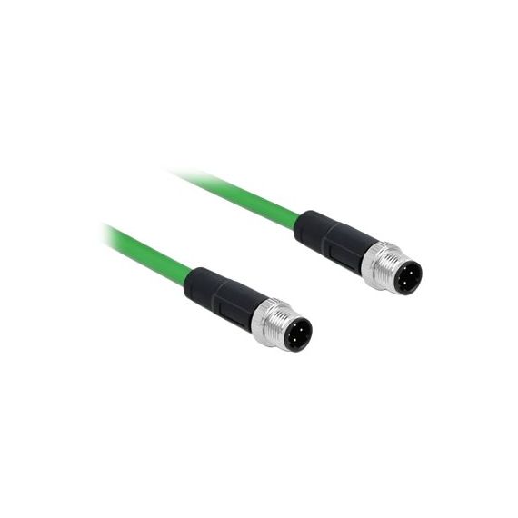 Delock - Network cable - 4 pin M12 (M) to 4 pin M12 (M) - | 85920