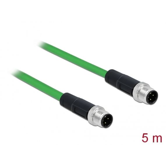 Delock - Network cable - 4 pin M12 (M) to 4 pin M12 (M) - | 85920