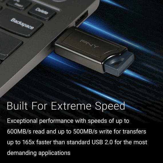PNY PRO Elite V2 - USB flash drive - 512 GB - U | P-FD512PROV2-GE