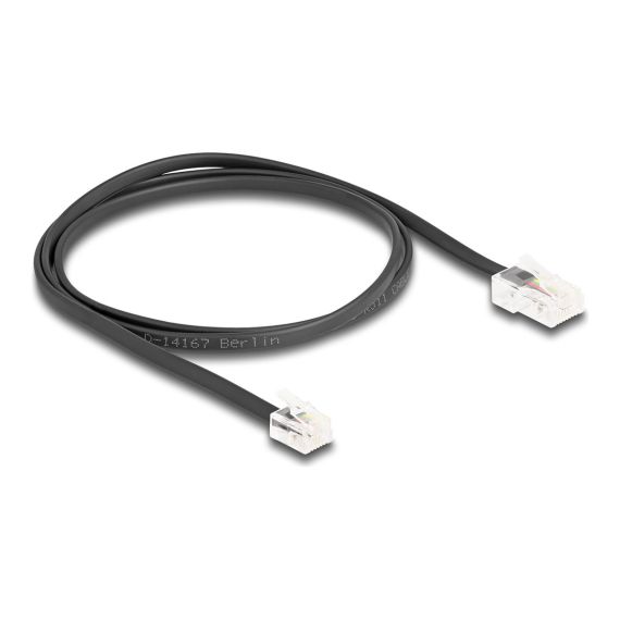 Delock - Phone cable - RJ-45 (M) to RJ-11 (M) - 1 m - fla | 88035