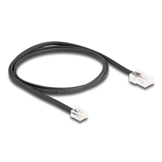 Delock - Phone cable - RJ-45 (M) to RJ-11 (M) - 1 m - fla | 88035