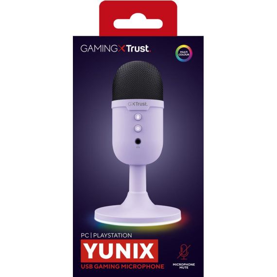 Trust GXT 234P YUNIX - Microphone - USB - purple | 25375