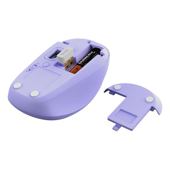 Trust Yvi+ / Ambidextrous / Optical / RF Wireless + Bluet | 25583