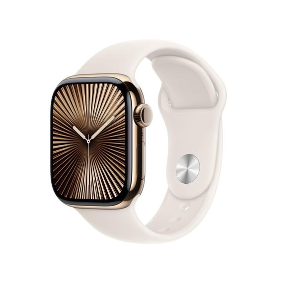 Apple Watch Series 10 (GPS + Cellular) - 42 mm - gold | MX073QF/A