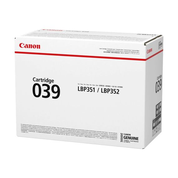 Canon 039 - Black - original - toner cartridge - for i | 0287C001
