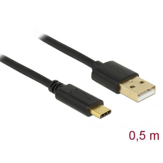 DeLOCK - USB cable - USB-C (M) to USB (M) - USB 2.0 - 3 A | 83326