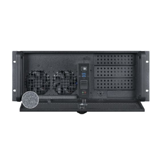 Chieftec UNC-410S-B-U3-OP - Rack-mountable 4U - ATX - no power su