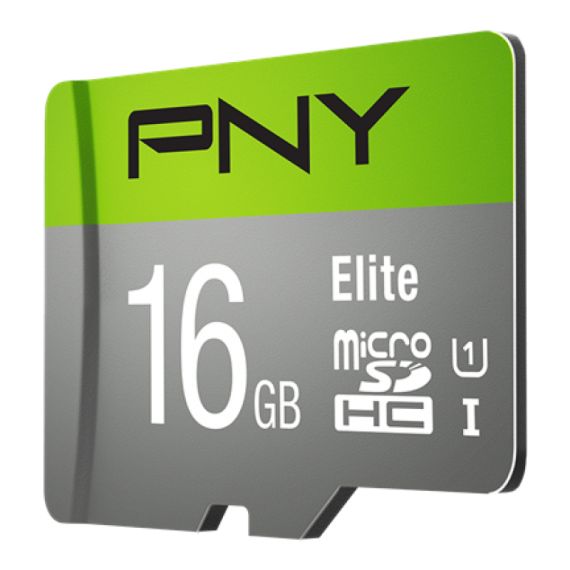 PNY Elite - Flash memory card (microSDHC to S | P-SDU16GU185GW-GE