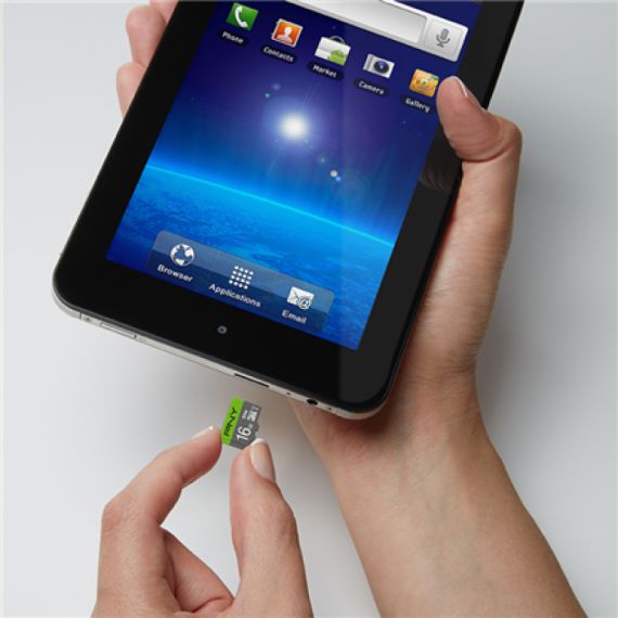 PNY Elite - Flash memory card (microSDHC to S | P-SDU16GU185GW-GE