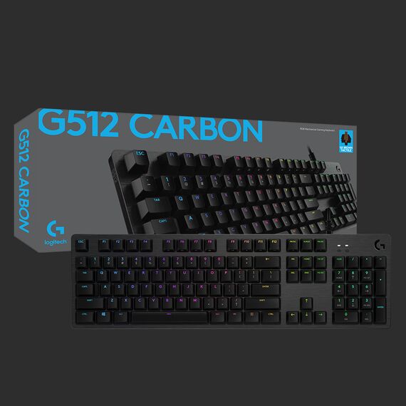 Logitech Gaming G512 - Keyboard - backlit - USB - QW | 920-009347
