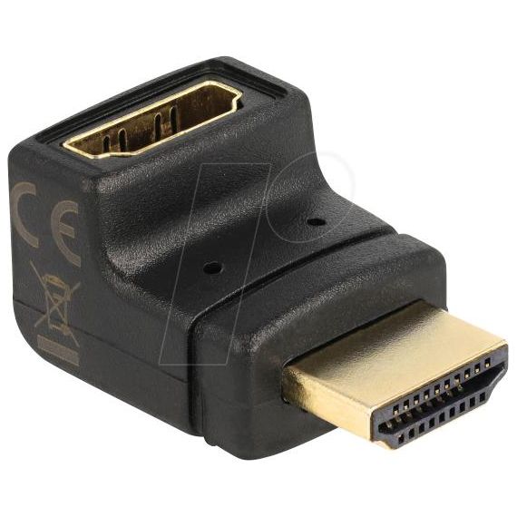 Delock - HDMI adapter - HDMI male to HDMI female | 65072