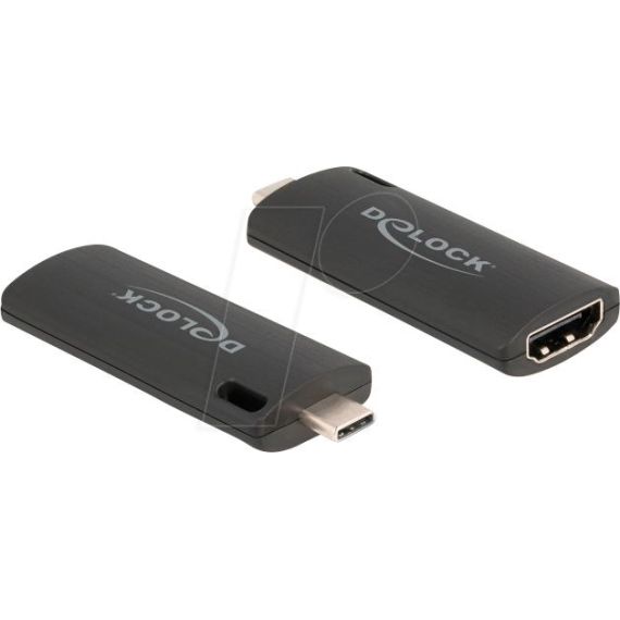 Delock - Video capture adapter - USB-C 2.0 - black | 88309
