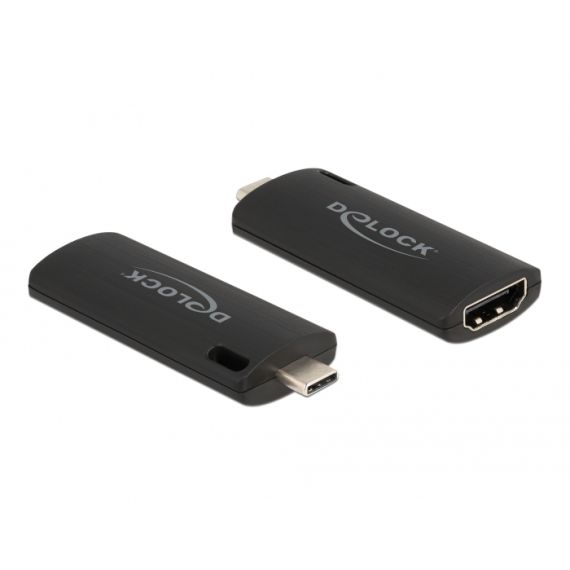 Delock - Video capture adapter - USB-C 2.0 - black | 88309