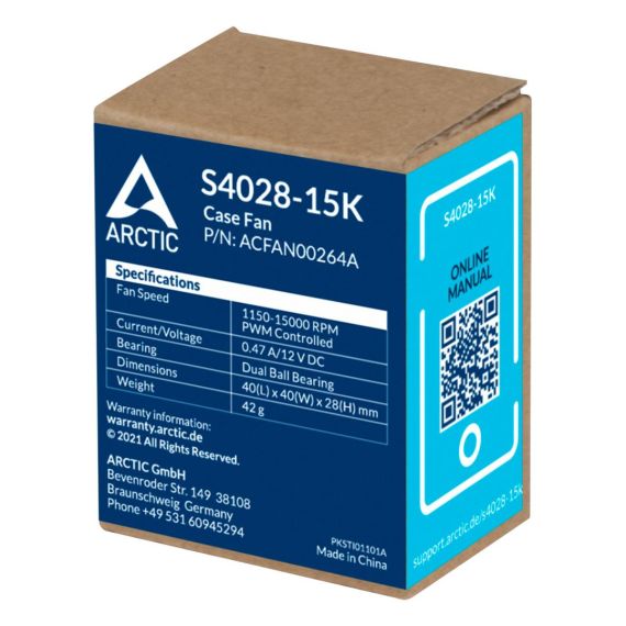ARCTIC S4028-15K - 40 mm Server Fan, Fan, 4 cm, 140 | ACFAN00264A