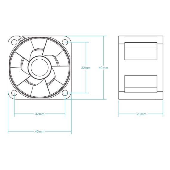 ARCTIC S4028-15K - 40 mm Server Fan, Fan, 4 cm, 140 | ACFAN00264A