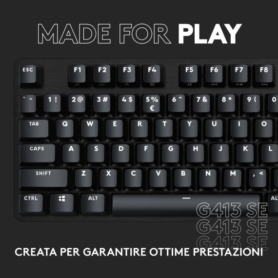Logitech G G413 SE - Keyboard - backlit - USB - QWER | 920-010805