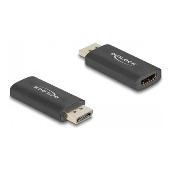 Delock - Adapter - DisplayPort male to HDMI female - blac | 61055