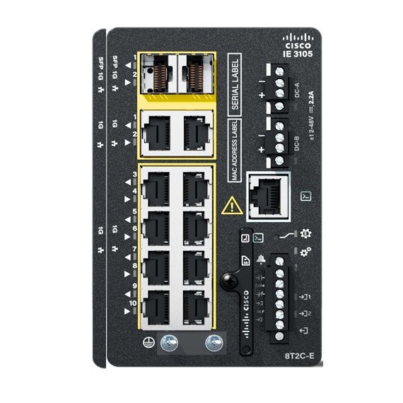 Cisco Catalyst IE3105 Rugged Series - Network Es | IE-3105-8T2C-E